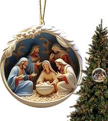 Intrikat Julkrubba med Fem Hängen