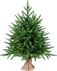 eveXmas Konstgjord Julgran 65 cm - Klassisk Grön med Metallstativ