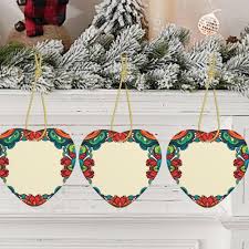 Färgglad Hjärta Julprydnad för Gran