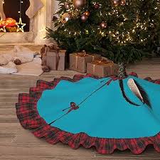 Julgran Ögonfrans Mönster Pläd