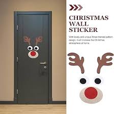 Juldekorationer för Dörr och Fönster - Amosfun Set