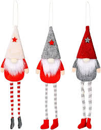 Koonafy Julgnome Plyschdekorationer