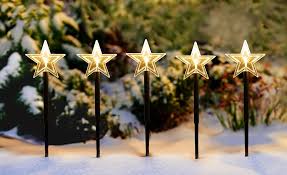Spetebo LED Stjärnljusstavar 35 cm – Set om 5