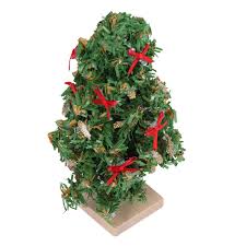 SUPYINI Liten Belyst Julgran - 12 cm