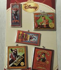 Disney Mupparna: Set med 5 Miniatyr Julgransprydnader