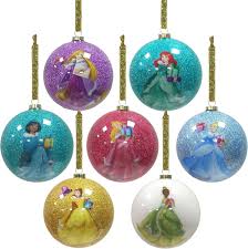 Disney Princess 7-pack Julgranskulor med Träd
