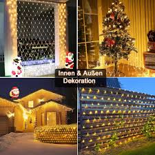 Redefun Utomhus Ljusnät 3x2 m med 200 LED-lampor