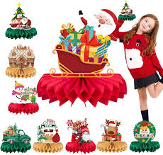 Juliga Bordcenter: Tomte Träd Dekoration