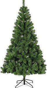 Hopfällbar Julgrön Konstgjord Julgran med Stativ