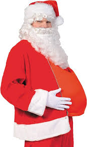 Större Jultomte Kostym - Röd