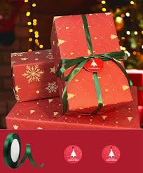 Julklapp Presentkort Set - Kraft 70x50 & 70x100 cm