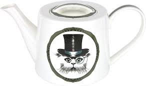 Jameson & Tailor Kattdekor Tekanna i Brilliant-porslin