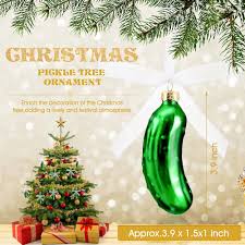 Julgurka Glasdekoration - Hängande Grön