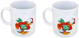 VDP Jul Disney Mugg med Kalle Anka och Musse Pigg