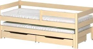 Jula Kids Enkelsäng med Förvaringslåda och Dragsnöre (140 x 70)