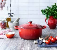 LE CREUSET Gjutjärnsbrännare Ø 24 cm med Lock