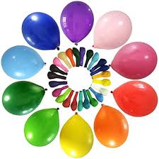 Färgglada Hillylolly Ballonger - 90 st. Girlang