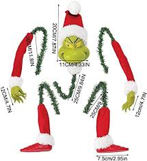 5 St Grinchen Julgransdekorationer