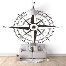 JFSZSD Fototapet Bräjula 200x140 cm - Premium icke-vävd