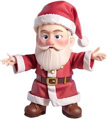 IHEHUA Jultomtefigur - Hartsdocka med Skägg
