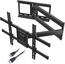 BONTEC TV-väggfäste med Lång Ledad Arm för 32-75 Tum TV