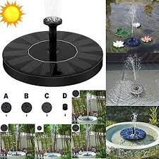 Stort Solcellsdrivet Trädgårdsfontän - 16 cm