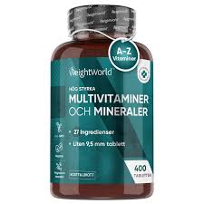 Multivitaminer för Alla - 400 Veganska Tabletter med 27 Näringsämnen