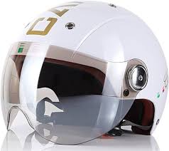 Halvansiktshjälm med Solskydd 3/4-Open Face