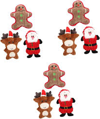 Jultomte Plysches Strumpfyllare - 6 St Fyllda Leksaker