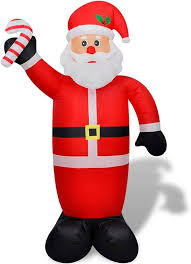 Uppblåsbar Jultomte 240 cm - vidaXL
