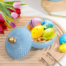 Joeyan 12x12 cm Blått Godisglas med Lock