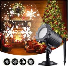 Jul Snöflinga Projektorlampa - Inomhus & Utomhus