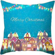 Julörngott - Snöig Natt i Staden 50x50 cm