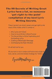 99 Hemligheter för Bättre Låttexter