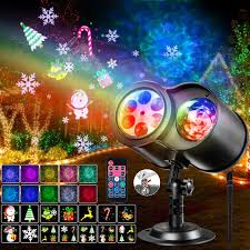 Litake 2-i-1 LED Julprojektorlampa för Utomhusbruk