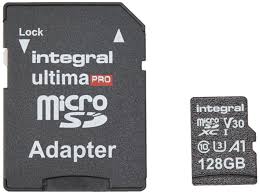 Integral 128 GB Micro SD-kort - Svart