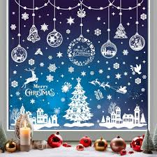 Juliga Fönsterbilder med Snöflingor