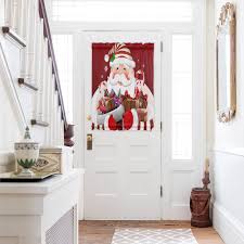 Fransk Dörrgardin med Halvren Stång - 137x102 cm