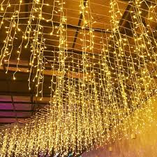 Froadp 10 m LED Gardin Ljus med 8 Ljuslägen