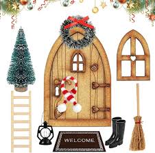 Set med 10 Miniatyr Juldekorationer