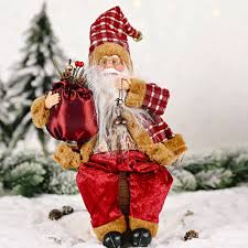 Festlig Jultomte Docka för Juldekoration