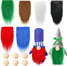 Färggrann Fuskpäls Tomteskägg DIY Kit