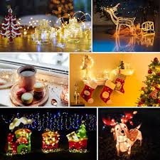 LED-ljusslinga med Timer - 2 m Koppartråd