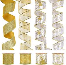 LIHAO Julband med Paljetter - 4 Rullar