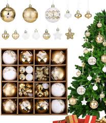 Gyllene Julgranskulor – 52 Stycken från SOBEAU