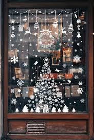 Juliga Fönsterdekorationer - SILARLAIT Självhäftande