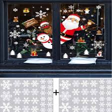Stora Julfönsterklistermärken (3 st XXXXL)