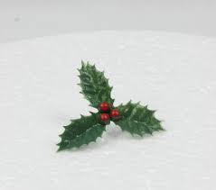 10 Grön Julkakdekorationer - Ihåliga Kvistar