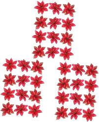 Levande Julblommor - 36 St Julgransprydnader