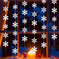 Hillylolly Snöflingor Krans - Juldekoration 6m